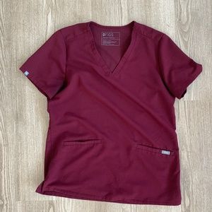 Camsa FIGS burgundy top